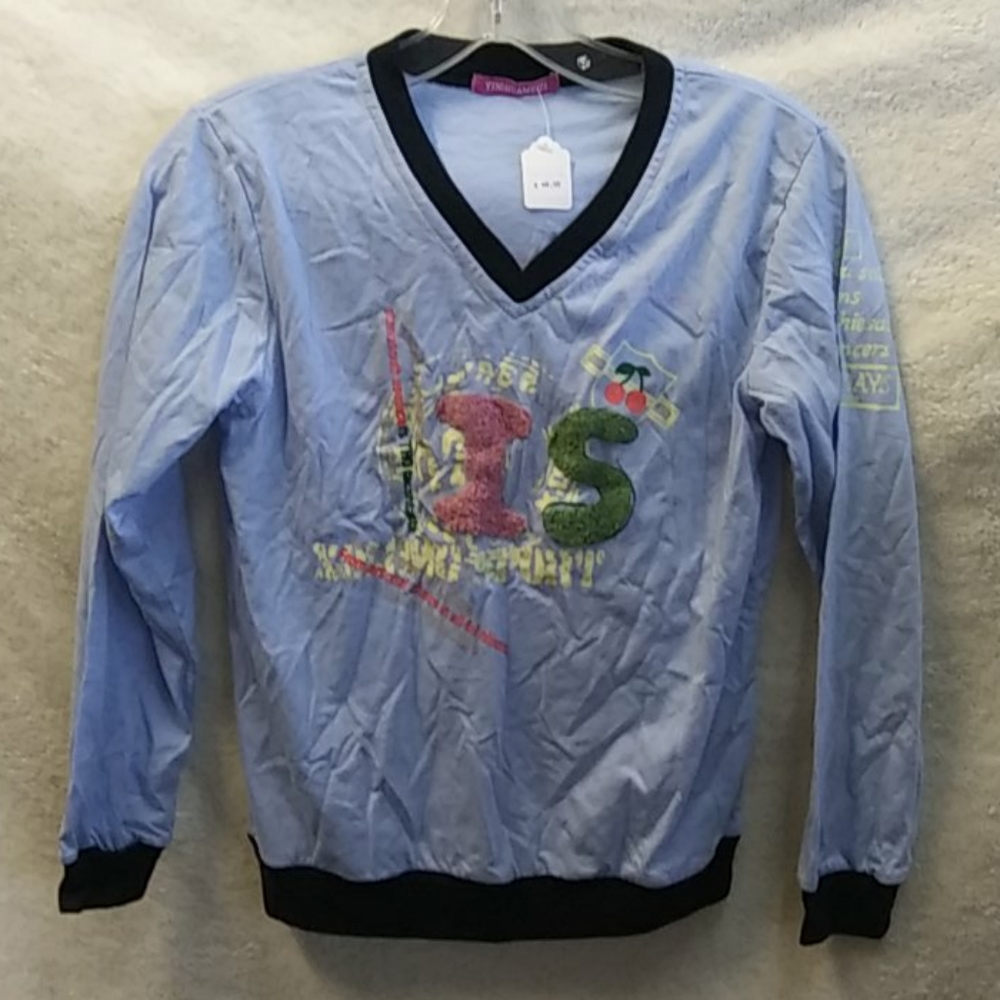 Women's v neck long sleeve T shirt WT0006